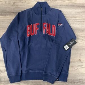 BUFFALO BILLS BANKS '47 HARRIS SCRIMMAGE 1/4 ZIP